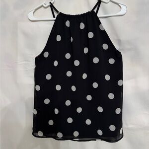Banana Republic polka dot halter top. Size XS